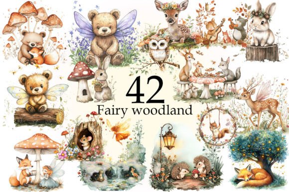 Download Sweet Forest Friends, Fairy Woodland Png - Sweet forest friends Collection