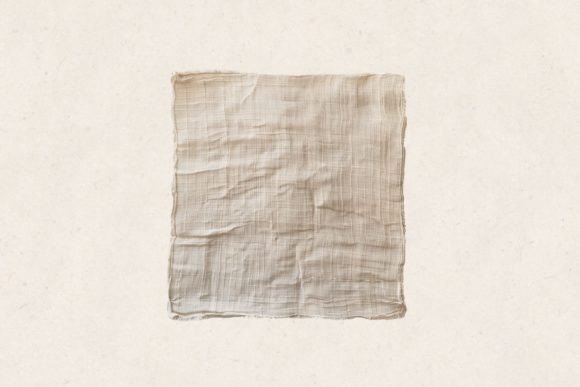 Download Square Flax Fabric Textile Piece PNG - Textile Collection