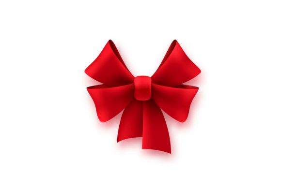 Download Gift Silk Red Bow. Shiny Textile Decorat - Textile Collection