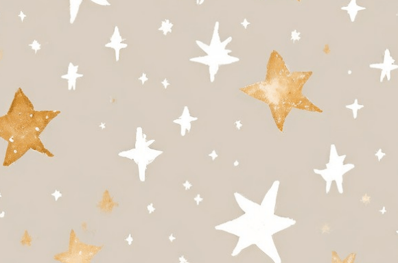 Download Boho Celestial Watercolor Star Pattern C - Boho celestial Collection